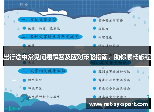 出行途中常见问题解答及应对策略指南，助你顺畅旅程